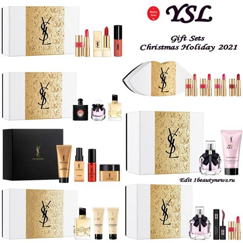 yves saint laurent adventskalender 2021|ysl christmas gift box.